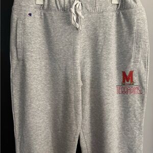 Champion Gray Joggers Relaxed Fit Cotton-Blend